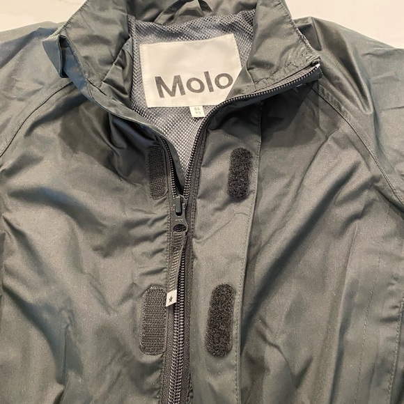 Molo black lightweight windbreaker/rain jacket - Picture 4 of 6